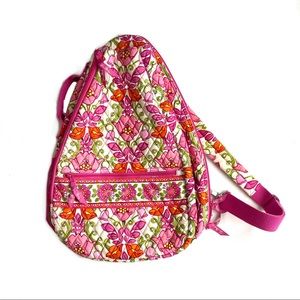 Vera Bradley Tennis Racket Cover Sling Backpack